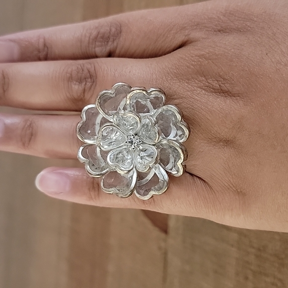 Heart Rose Fashion Ring - Picture 7 of 8